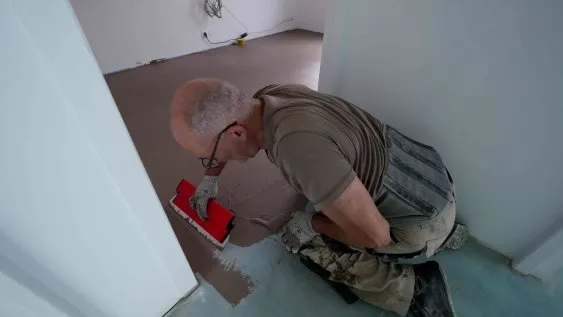 Réalisation de la première couche