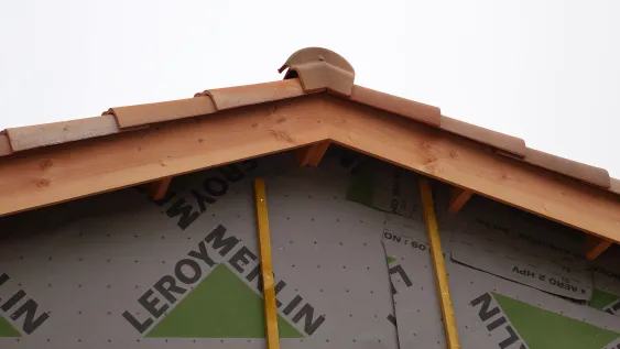 La toiture réalisée