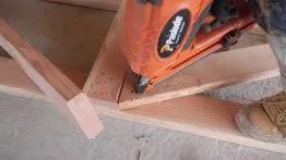 Renforcement de la fixation des diagonales