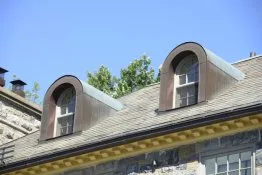 Lucarne fronton curviligne