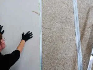 Mise en œuvre du doublage des murs