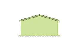 Toiture à deux versants