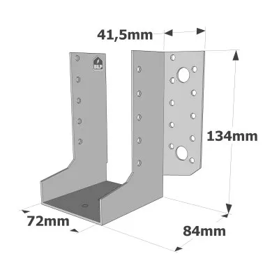 Sabots à ailes extérieures, gamme SAE CLASSIQUE (épaisseur 2mm, profondeur 84mm) - Réf. SAEL340/72/2