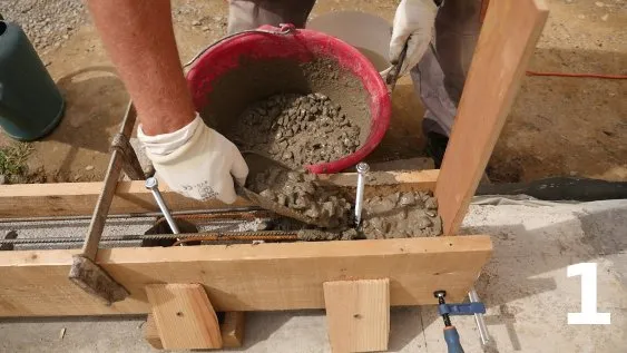 Coulage du béton