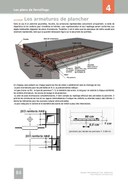 Les plans de ferraillage