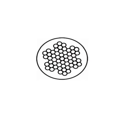 Câbles souple 7X7 INOX - gainé PVC blanc - Réf. 80370007004