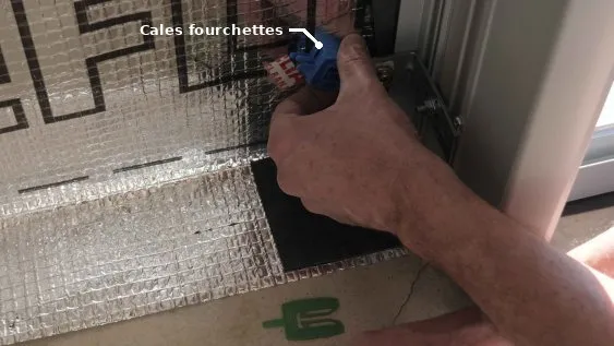 L’ajustement au niveau des équerres