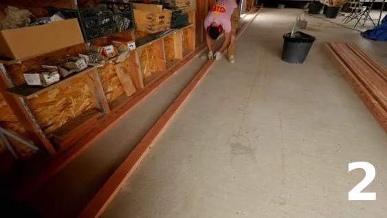 Pose de la deuxième membrure