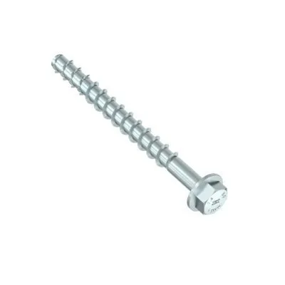 Vis HECO MULTI-MONTI-PLUS SS - Tête hexagonale avec embase - zingué blanc - D7,5 x L50 - Réf. 48391