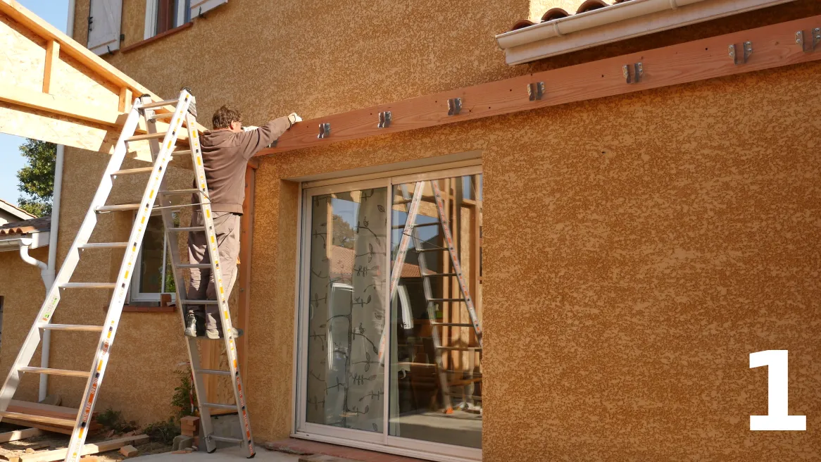 Pose de la muralière
