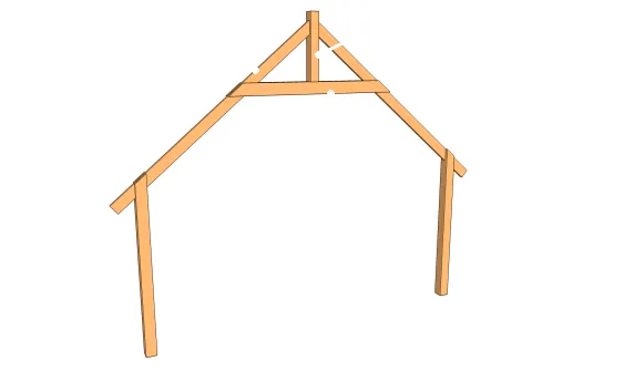 La ferme à entrait retroussé