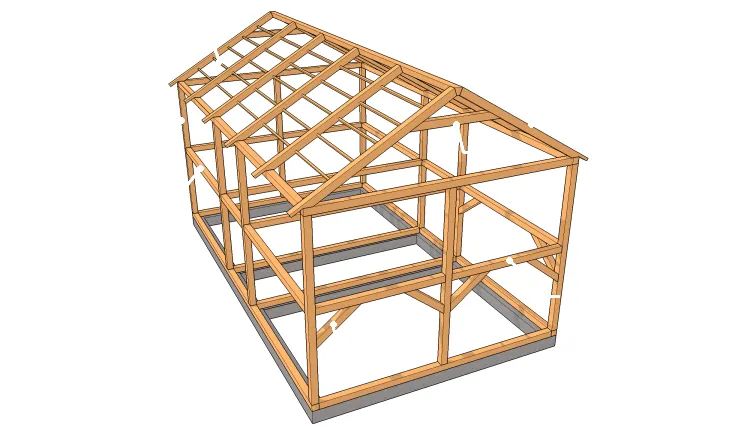 Ossature poteaux-poutres