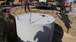 Mise en place de la cuve