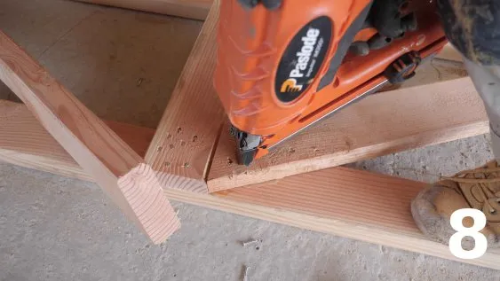 Renforcement de la fixation des diagonales