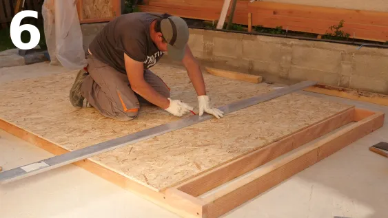 Traçage des entraxes des montants