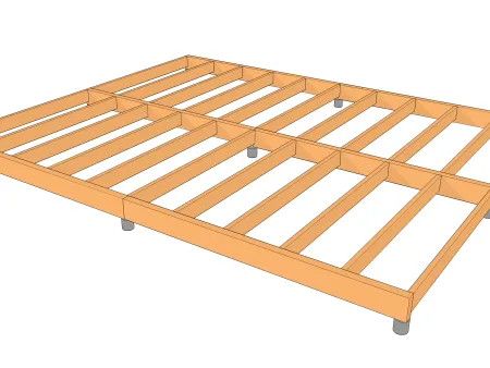 Cas d'une plateforme formant un quadrilatère
