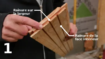 Composition d’une planche de bardage