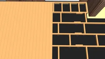 Pose et fixation des lames de la terrasse