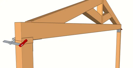 Technique d’assemblage par équerre