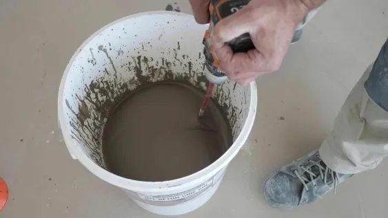 Préparation de l’enduit