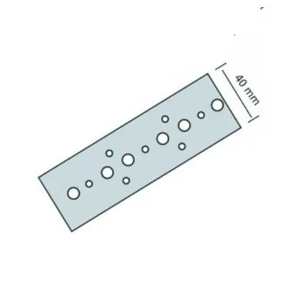 Feuillard perforé FP - Réf. FP40/2/25