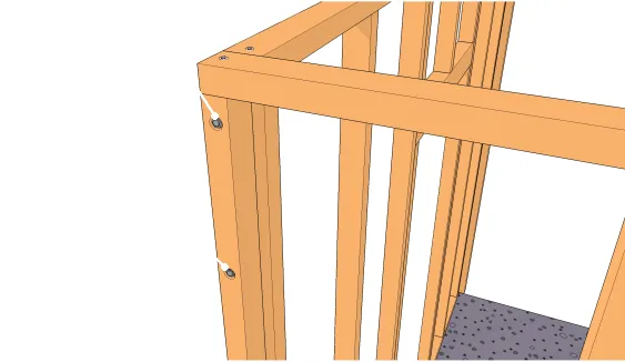 Angle simple : vue externe