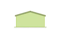 Toiture à deux versants