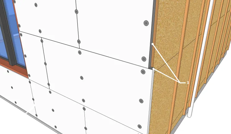 Assemblage des panneaux de fibragglo (technique 2)