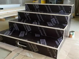 Réalisation de l'escalier