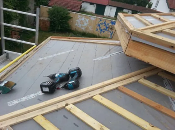 Vue des doublis et liteaux 