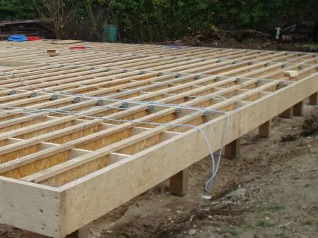 Anatomie d'une plateforme en bois