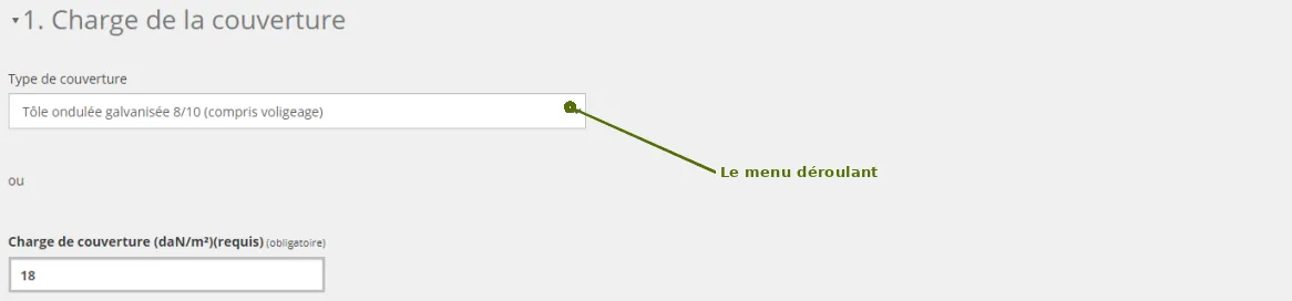 Choix du type de couverture