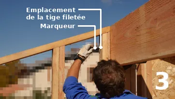 Repérage des points de fixation