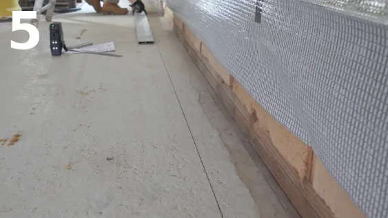 Renforcement du marquage de l’épaisseur du doublage du mur 