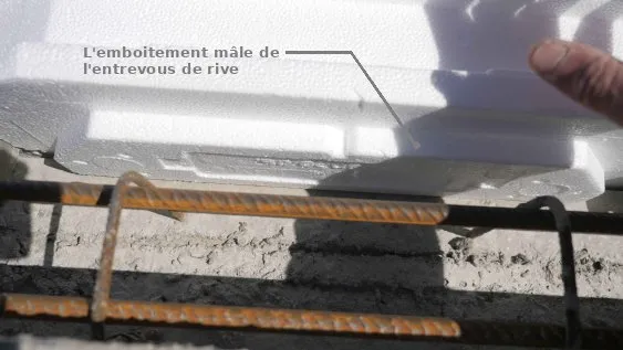 Appuis des hourdis sur les longrines