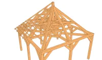 Vignette de l'article : Anatomie d'une charpente de toiture en pavillon