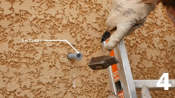 Mise place des tamis