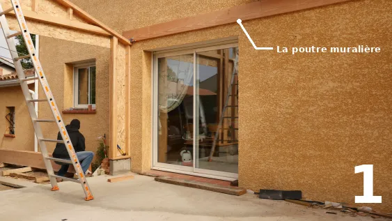 Présentation de la muralière à son emplacement