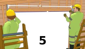 Placer les joints d’étanchéité du haut