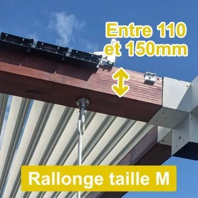 Rallonge TAILLE M pour les poteaux entre 110 et 150mm d'épaisseur - Réf. SND-RALLONGE-M-BLADE-RUNNER