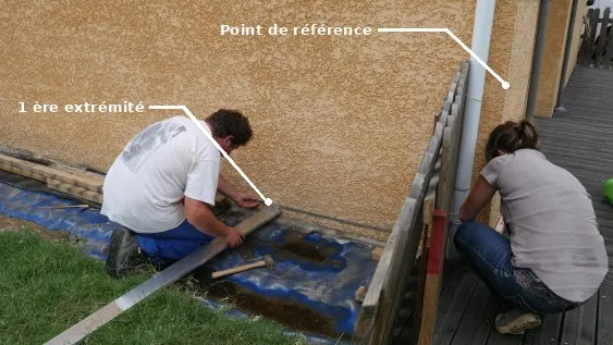 Pose 1<sup>er</sup> piquet