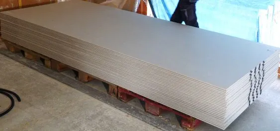 Stockage des plaques de plâtre