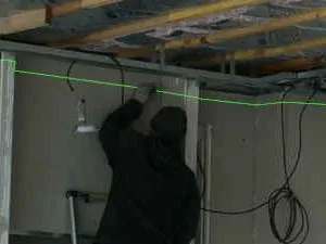 Préparations importantes pour la réalisation d'un faux plafond en plaques de plâtre