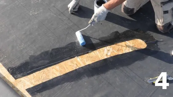 Application du primaire d’adhérence 