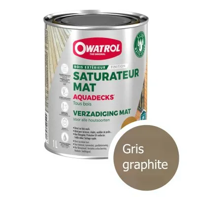 AQUADECKS : Saturateur bois à l'eau - Réf. 546