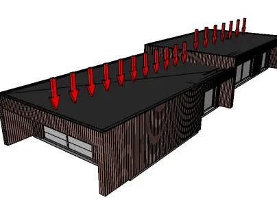 Exemple de calcul pour la détermination des forces maximales sur un treillis 