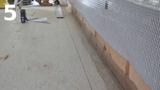 Renforcement du marquage de l’épaisseur du doublage du mur 