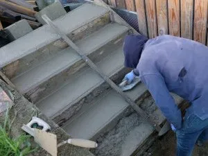 Réalisation des escaliers extérieurs