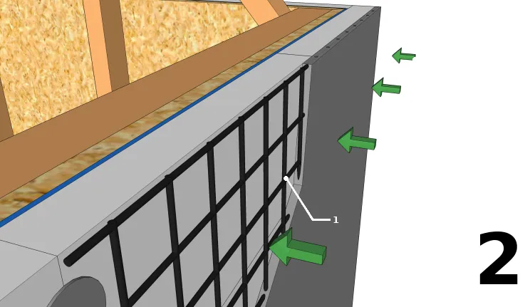 Pose des treillis métalliques