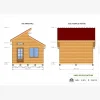 Le plan de votre ABRIS ET CABANE sur mesure - Réf. cabane-prest-plans